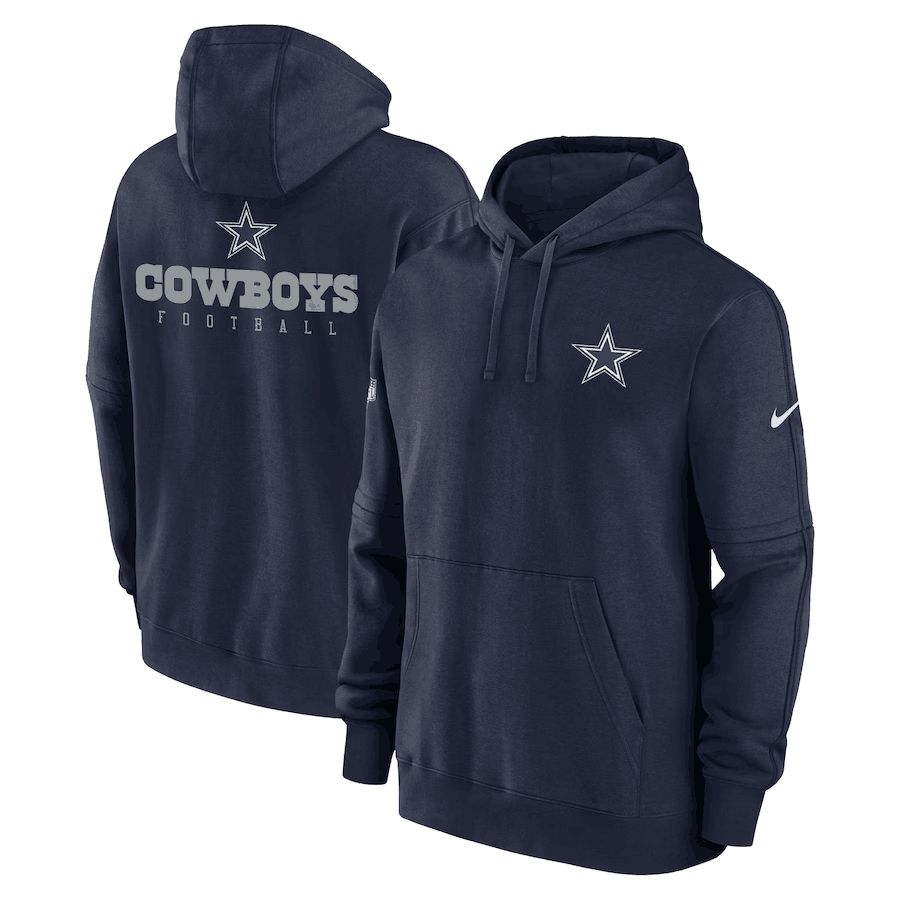 Men 2023 NFL Dallas Cowboys blue Sweatshirt style 1->detroit lions->NFL Jersey
